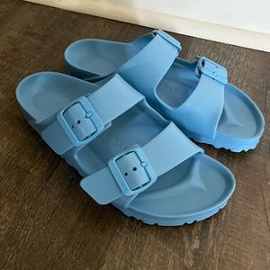 Birkenstock Arizona EVA sandal. Blue